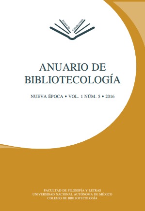 Anuario de bibliotecología 2016 Portada.jpeg
